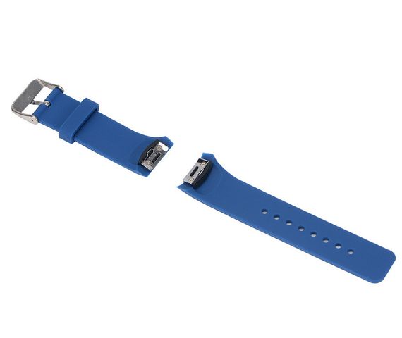 Силіконовий ремінець Primo для годинника Samsung Gear S2 Sports SM-R720 / SM-R730 Dark Blue | Зображення 3