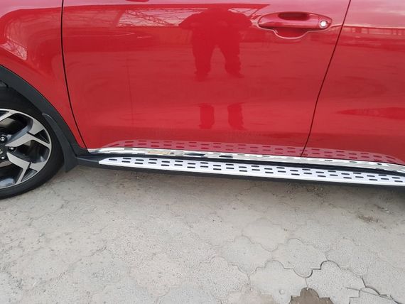 Боковые пороги OEM V2 для Kia Sportage 2015-2021 гг | Зображення 9