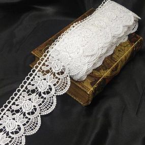 Кружево макраме  8,5см (13м) Цвет - Белый (729-76-001)