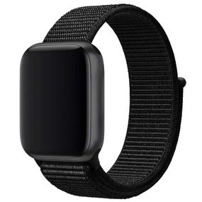 Ремешок Nylon для Apple Watch 42(ser.1-3)/44/45/46/49mm Черный / Black
