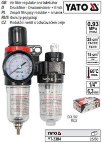 Фільтр фільтр редуктор 1/4" 25см3 YATO-2384