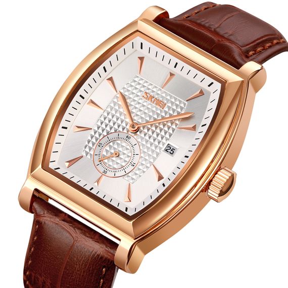 Чоловічий годинник Skmei 9306RGSI Rose Gold-Silver | Зображення 1