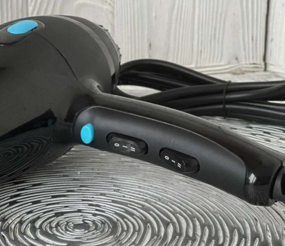 Фен для сушіння укладання волосся Mozer Edition MZ-3100 6000 Вт два концентратори Чорний | Зображення 2