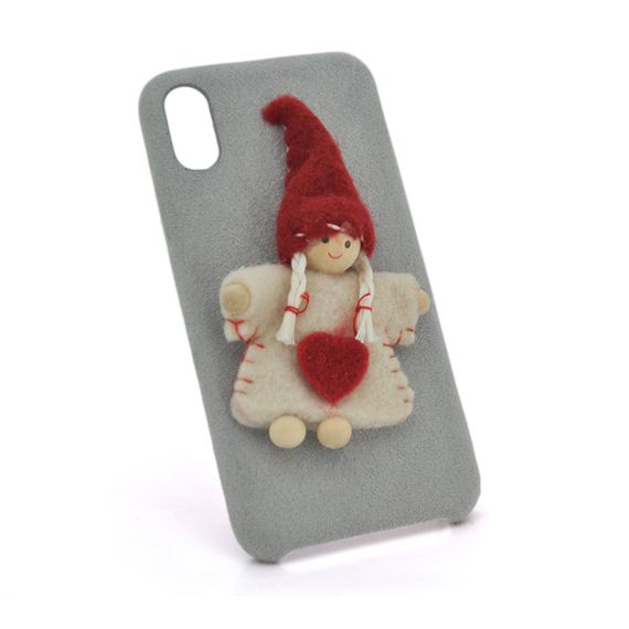 Накладка Angel пушистая  iPhone X