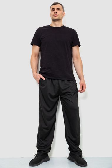 Спорт штани чоловічі, колір чорний, 244R10018 | Зображення 1