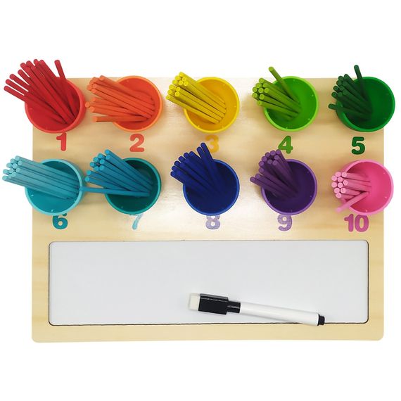 Дерев'яна Логічна гра "Математика" 58602 | Зображення 1