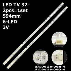 LED підсвітка TV 32" 594mm JL.D32061330-003BS-M JL.D32061330-003CS-M CRH-BK32H823030T02067B2-REV1.1 2шт.