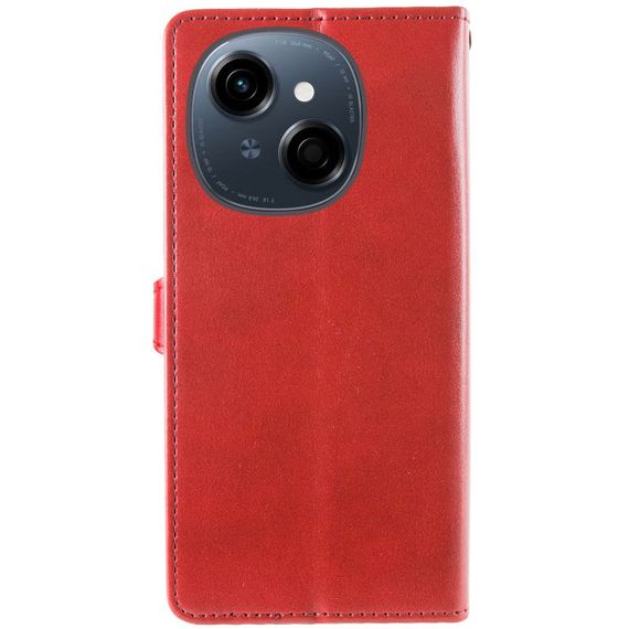 Шкіряний чохол-книжка GETMAN Gallant (PU) для TECNO Spark Go 1 (KL4) Червоний | Зображення 4