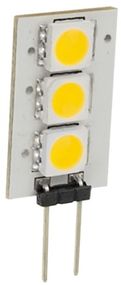 Лампа светодиодная LED G4 0.6W 3 pcs WW LF AC12V SMD5050