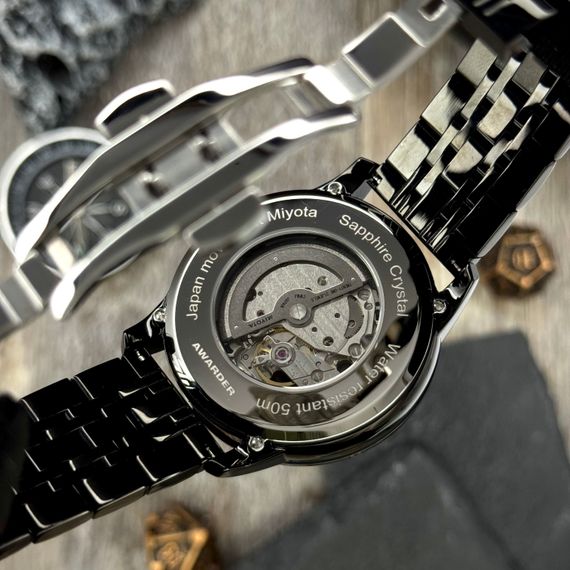 Годинник наручний Awarder 043-1 Де би не був All Black Steel Miyota | Зображення 4