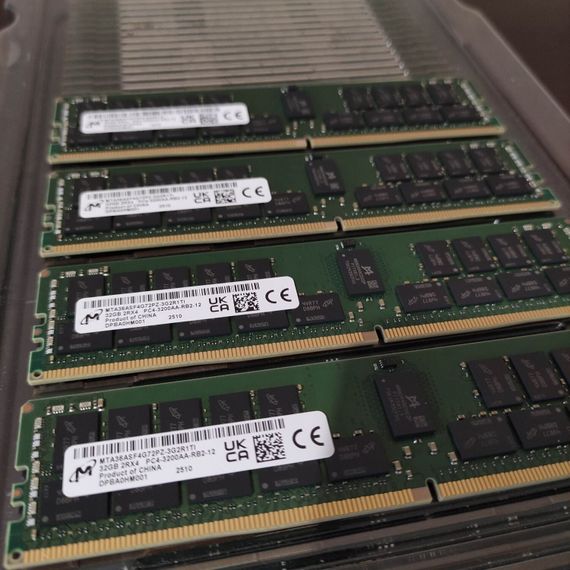 Комплект: серверна оперативна пам'ять Micron / 128 GB / DDR4 ECC / 3200 MHz | Зображення 2