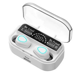 Сенсорные беспроводные наушники с PowerBank MR-G28 ( Белые )