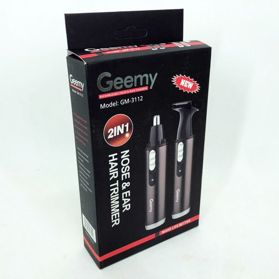 Портативне гоління GEMEI GM-3112 2в1, Електрична бритва тример для бороди, HY-805 Професійне гоління | Зображення 6