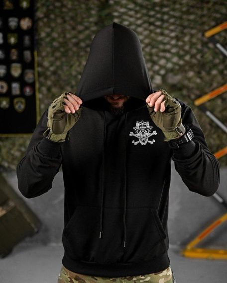 Тактична худі MAKLIN Girl трон чорна ДЛ7066 | Зображення 4