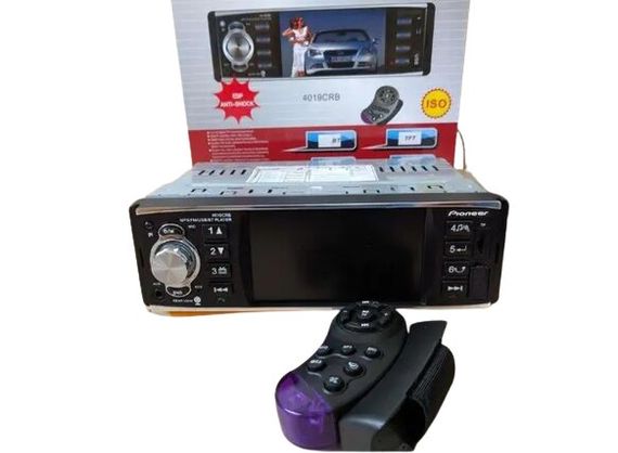 Автомагнітола 4019 екран 4,1"BT+пульт на кермо USB порт 2.0 чорний (lp-85443_1000) | Зображення 1