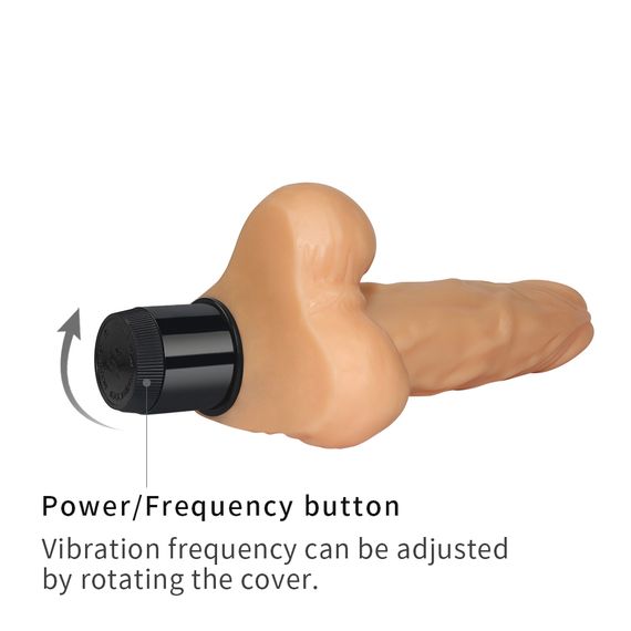 Реалістичний вібратор - Xtreme Feel Vibrator Flesh 8" | Зображення 4