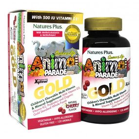 Витаминно-минеральный комплекс Nature's Plus Animal Parade Gold 120 Chewables Cherry Flavor