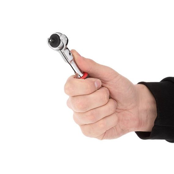 Рукоятка з храповим механізмом поворотна STORM, 72 зуба, 1/4", Cr-V INTERTOOL ET-8007 | Зображення 5