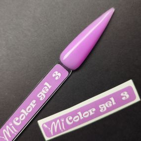 Наклейка на типсу (палитру) для геля Mi Color №03 (9 x 55 мм)