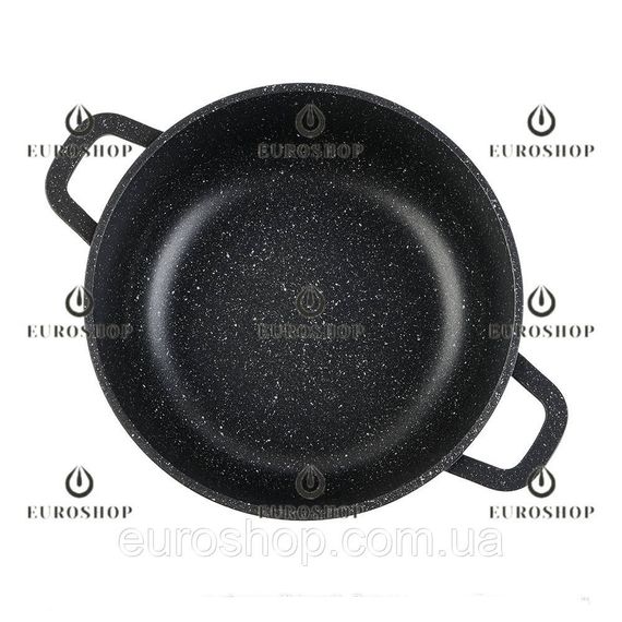 Казан каструля Edenberg EB-8117 3,6 л, 22 см, мармурове покриття, індукційне дно, кришка, казан круглий | Зображення 3