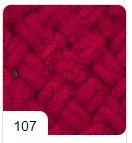 Плед плюшевый 100*120см цвет 107 ручной работы из пряжи пуффи узор плетенка | Зображення 1