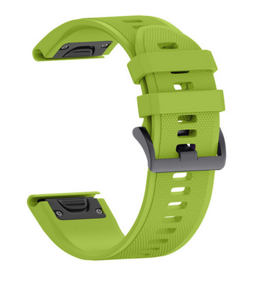 Силіконовий ремінець Primo для годинника Garmin Fenix 3 / 3HR / Fenix 5X / 6X - Lime
