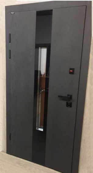 Двері вхідні Портала Бісмарк серія Тріо Термо Антрацит