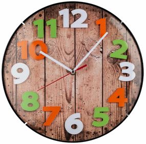 Годинник настінний Technoline WT7435 Wood Brown (WT7435) (DAS301308)