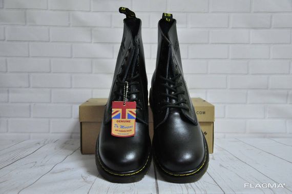 Женские Ботинки Dr. Martens 1460 (Black) Размер 35 36 37 38 39 40 41 | Зображення 2