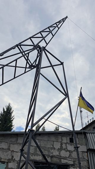 Щогла для вітрогенератора складана (переломна) з лебідкою 12 метрів | Зображення 7