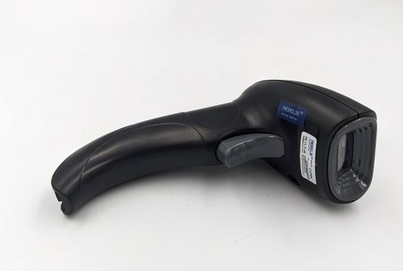 1D, 2D CMOS сканер штрих-кода, QR кода беспроводной USB Heroje C-1270W с датчиком движения черный (C-1270W) | Зображення 1