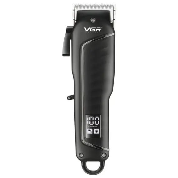 Машинка для стрижки LED профессиональная с насадками VGR V-683