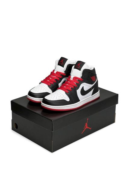 Женские кроссовки N-ik-e Air Jordan 1 Retro HD Black Red , Вьетнам , весна/лето/осень 37 | Зображення 5