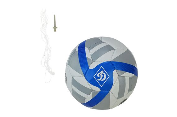М'яч футбольний FP093 ДИНАМО №5, PU 420 грам, 32 панелі,Пакистан,сітка+голка в комплекті