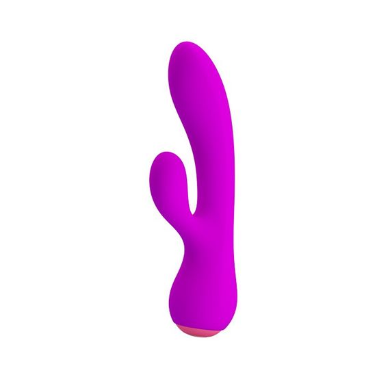 Вибратор Pretty Love Zachary с клиторальным стимулятором, розовый Sex Aura