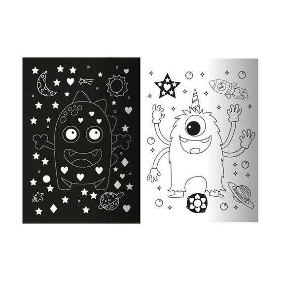 Дитяча книжечка з неоновими стікерами "Королівство монстрів" РМ-69-03 | Зображення 2