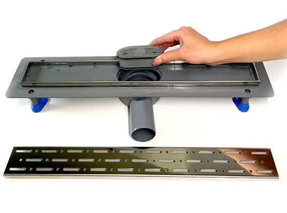 Душевой канал Maxiflow Prime Legal 60 см решетка Дождь 4024.0Y050K.060.1 | Зображення 2