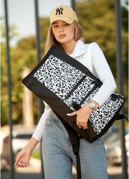 Жіночий рюкзак Sambag ROLLTOP GRAPHITY 41 x 30 x 16 см (24238715) | Зображення 6