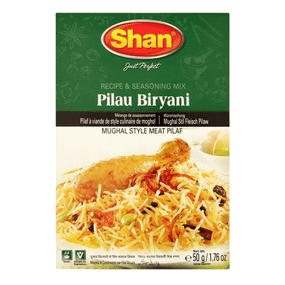 Суміш спецій для плову (бірʼяні)  Pulao Biryani Masala 50г Shan 788821041142