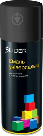Емаль аерозольна Lider RAL 7016 400 мл сірий антрацит