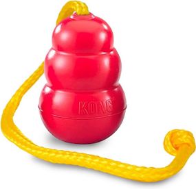 Іграшка для собак Kong Classic With Rope, 9 см