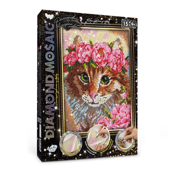 Набір креативної творчості "DIAMOND MOSAIC" DM-03-01-9  DM-03-06