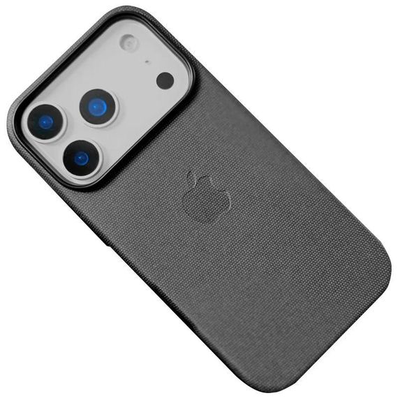 Тканинний чохол TechWoven (AAA) with MagSafe and Animation для Apple iPhone 17 Pro (6.3") Black | Зображення 1