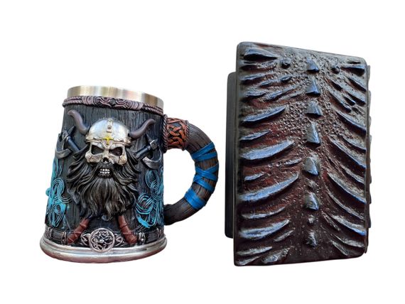 Подарунковий набір Кухоль 3D Скандинавський Воїн і Блокнот 3D «Книга Тіней і Глубін» | Зображення 1