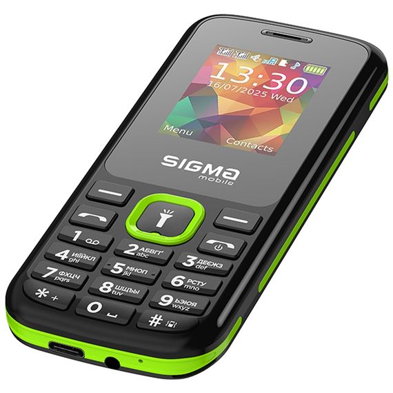 Мобільний телефон Sigma X-style 171 MINI Track Black-Green (4827798813720) | Зображення 3