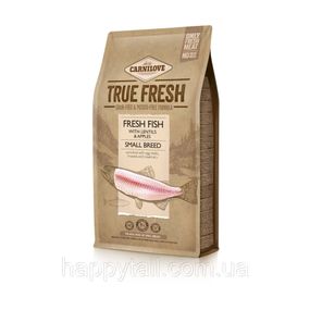 Беззерновой корм холистик Carnilove True Fresh Fish Adult Small Breed для собак малых пород, свежая рыба, 1.4 кг