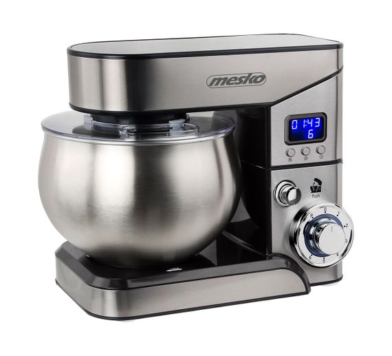 Планетарний міксер тістоміс Mesko MS 4228 LCD з чашею 5 л, міксер для тіста 2000 Вт | Зображення 3