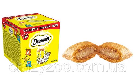 Ласощі для котів Dreamies Cat подушечки з сиром 60 г 037986 | Зображення 2