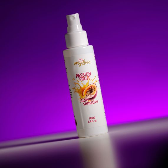 Інтимний гель-лубрикант - MyLove Taste Slide Sensitive Passion Fruit, 100 мл | Зображення 3