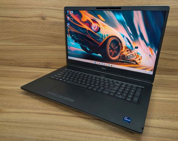 Мобильная рабочая станция Б-класс Dell Precision 7760 / 17.3" (3840x2160) IPS / Intel Xeon W-11855M (6 (12) ядер по 3.2 - 4.9 GHz) / 32 GB DDR4 / 512 GB SSD / nVidia RTX A4000, 8 GB GDDR6, 256-bit / WebCam / Windows 11 б/у + Подарок Беспроводная мышь | Зображення 5
